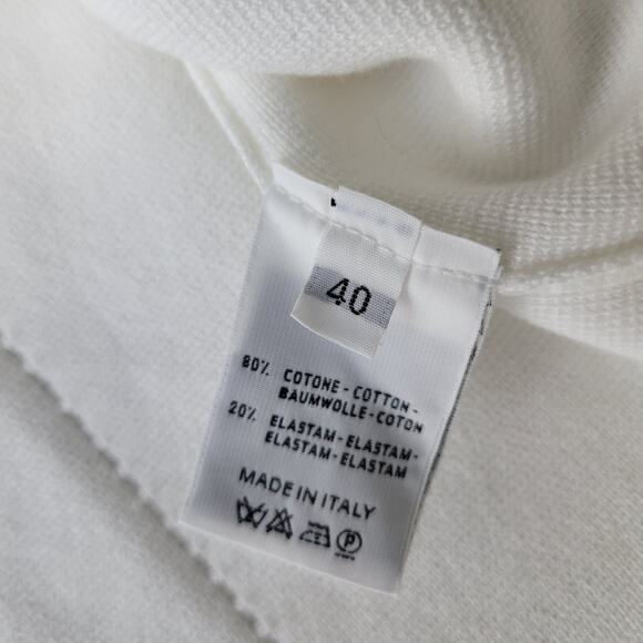 Cruciani Knit Sweater White 40 Small 4 - Picture 7 of 10